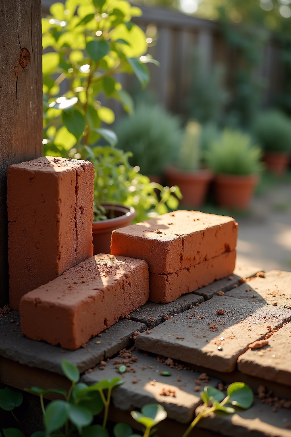 ziegelsteine garten ideen outline 4